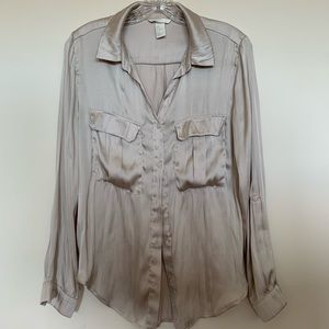H&M Satin Blouse